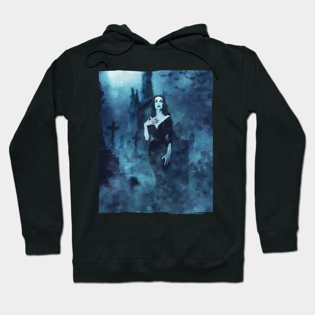 Vampira: A Walk Among the Tombstones Hoodie by UnlovelyFrankenstein